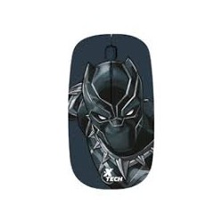 Xtech - XTM-M340BP - Mouse - 2.4 GHz - Wireless - Black - Marvel Black Panther