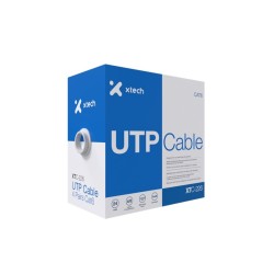 Xtech - Network cable - Unshielded twisted pair (UTP) - 305 m - Gray - CAT6 24 AWG XTC-226