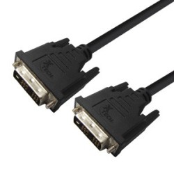 Xtech XTC-328 - Cable de vídeo - DVI-D macho a DVI-D macho - 1.83 cm - Negro