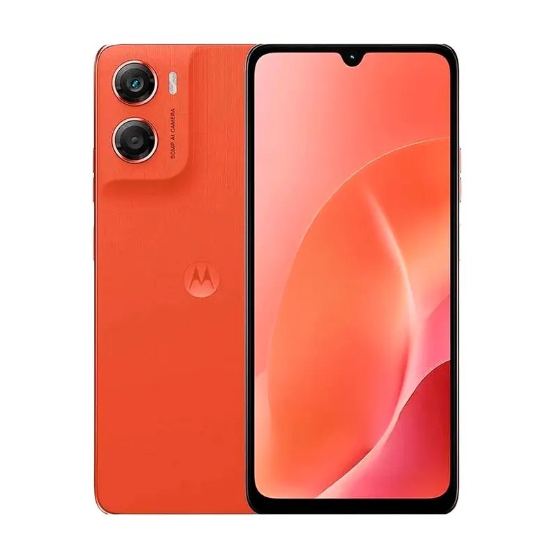 Motorola - 4 GB G06 - Smartphone - Android - 128 GB - Arabesque Naranja - Touch - XT2535-2