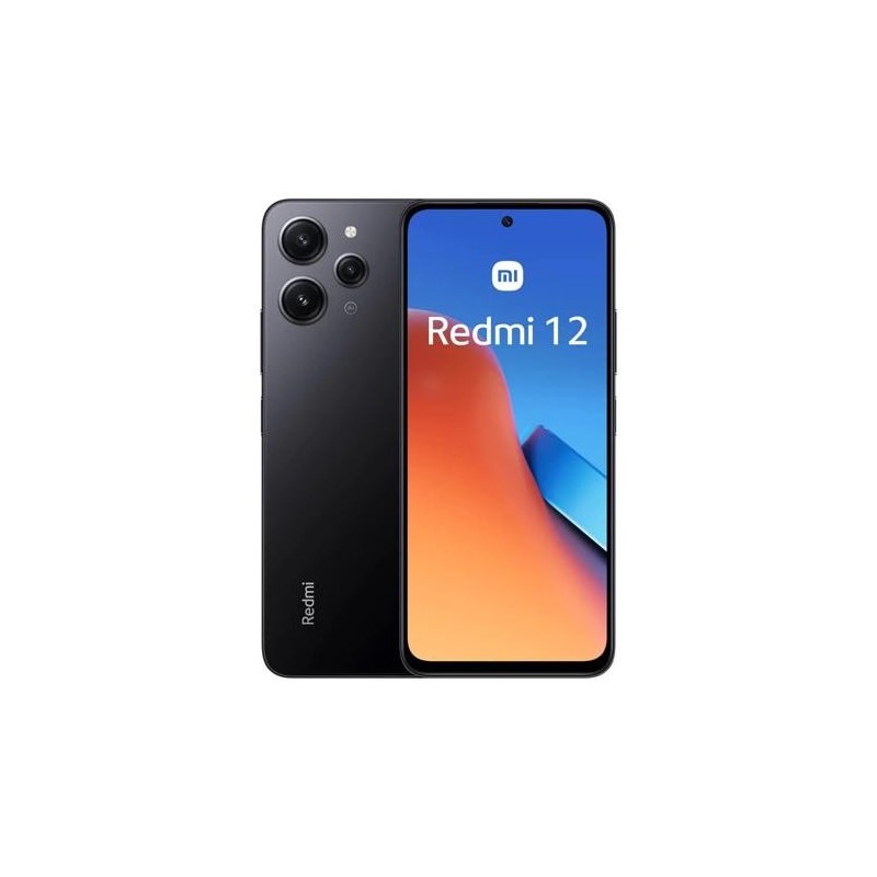 Xiaomi Redmi 12 - Smartphone - Android - 128 GB - Midnight black - Touch - US MV