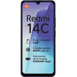 Xiaomi Redmi 14C - Smartphone - Android - 256 GB - Starry Blue - Touch - US