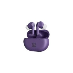 Klip Xtreme - True wireless earphones - Para Phone / Para Portable electronics / Para Tablet - Wireless - 17Hrs IPX Purple