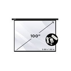 Klip Xtreme KPS-502 - Pantalla de proyección - instalable en el techo, instalable en pared - motorizado - 100" (254 cm) - 4:3 - 