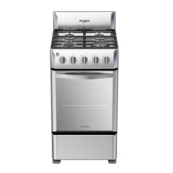 Cocina a gas Whirlpool Xpert 20  Acero LWWR5000S