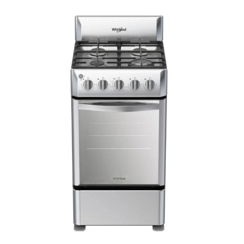 Cocina a gas Whirlpool Xpert 20  Acero LWWR5000S