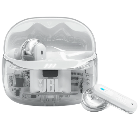 JBL TUNE - Beam - Headphones - Ghost White - JBLTBEAM2GWHTAM