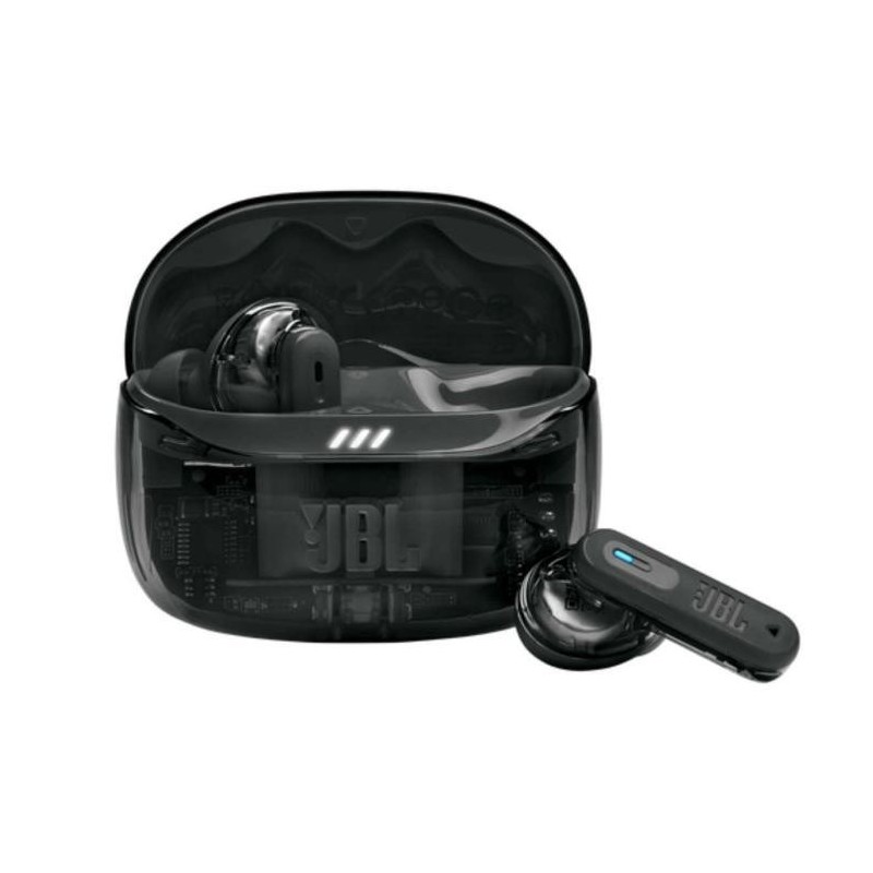 JBL TUNE - Beam - Headphones - Ghost Black - JBLTBEAM2GBLKAM