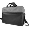 Klip Xtreme - Notebook carrying case - 15.6" - 100% polyester - Black and gray - KNC-041