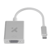 Xtech - Display adapter - USB Type C - VGA - Aluminum silver - XTC-552