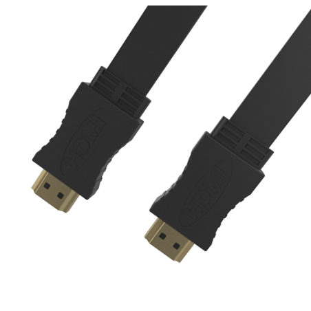 Xtech - Video / audio cable - HDMI - 15 pies - FLAT