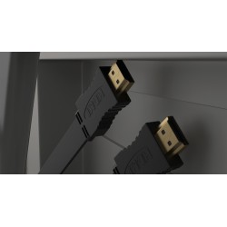Xtech - Video / audio cable - HDMI - 15 pies - FLAT