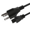Xtech - Power adapter kit - 3-pin universal cbl
