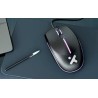 Xtech - XTM-218 - Mouse - USB - Wired - Black - 4 buttons with Light 2400 dpi