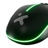 Xtech - XTM-218 - Mouse - USB - Wired - Black - 4 buttons with Light 2400 dpi