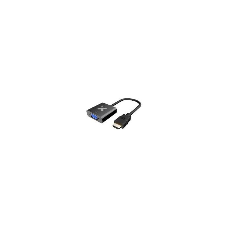 Xtech - Video adapter - 19 pin HDMI Type A - VGA - Black - XTC-384