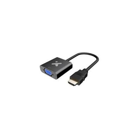 Xtech - Video adapter - 19 pin HDMI Type A - VGA - Black - XTC-384