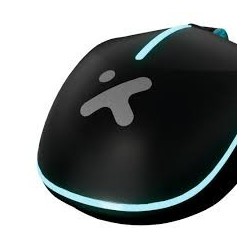 Xtech - XTM-318 - Mouse - 2.4 GHz - Wireless - Black - 4 buttons with Light 3200 dpi