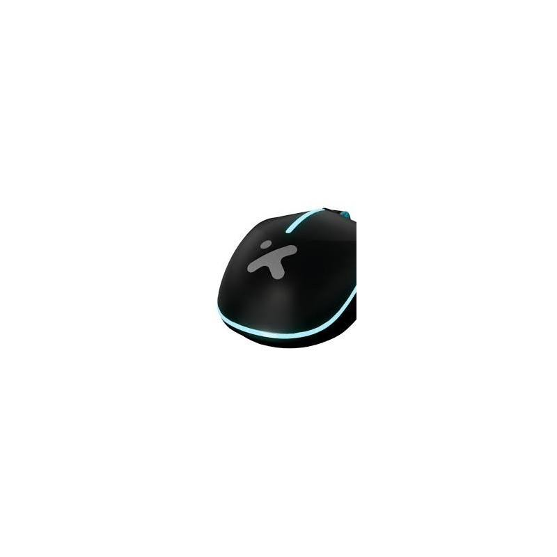 Xtech - XTM-318 - Mouse - 2.4 GHz - Wireless - Black - 4 buttons with Light 3200 dpi