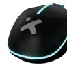 Xtech - XTM-318 - Mouse - 2.4 GHz - Wireless - Black - 4 buttons with Light 3200 dpi