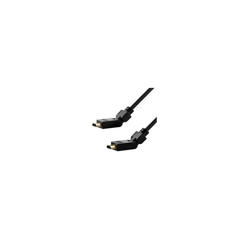 Xtech - Video / audio cable - HDMI - Male to Male Swivel 6f XTC-607