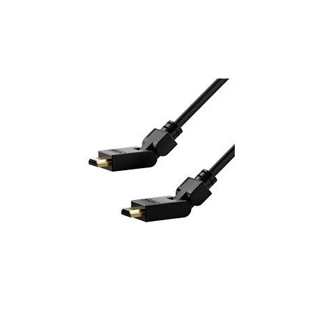 Xtech - Video / audio cable - HDMI - Male to Male Swivel 6f XTC-607