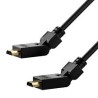 Xtech - Video / audio cable - HDMI - Male to Male Swivel 6f XTC-607