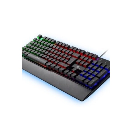 Xtech - Keyboard - Wired - Spanish - USB - Black - Multimedia 9 hotkeys  XTK-140S