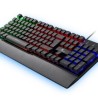Xtech - Keyboard - Wired - Spanish - USB - Black - Multimedia 9 hotkeys  XTK-140S