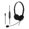 Xtech - XTH-245 - Headphones with microphone - Para Conference / Para Computer - Wired - ENC -In line control - USB-C