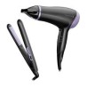 Remington combo secadora essential + plancha de cabello - D3016GP-110F