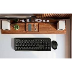 Xtech - Keyboard and mouse set - Wireless - Spanish - USB - Black - 2.4 GHz - Black XTK-311S