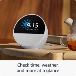 Amazon Echo Spot Alexa Despertador Inteligente Blanco B0BFCBKXWL
