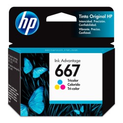 HP - 667 - Ink cartridge - Tricolor - 3YM78AL
