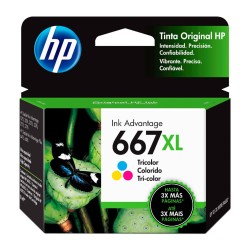 HP - 667XL - Ink cartridge - Tricolor - 3YM80AL