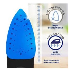 Plancha de Vapor Oster Smart Cerámica 570W GCSTBSRC202