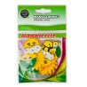 Barrilito calcomania de madera flores y abejas ws003 10 piezas
