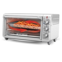 Black + Decker Horno con Freidora de Aire 8 rebanadas inox TO3265xSSLA