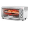 Black + Decker Horno con Freidora de Aire 8 rebanadas inox TO3265xSSLA