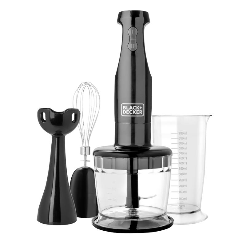 Black + Decker batidora de inmersion color negra 3 en 1 HB2800B