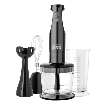 Black + Decker batidora de inmersion color negra 3 en 1 HB2800B
