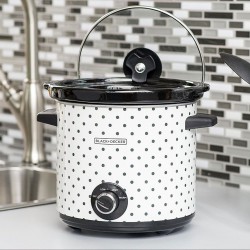 Black + Decker olla de coccion lenta 4l blancanegro SC1004D
