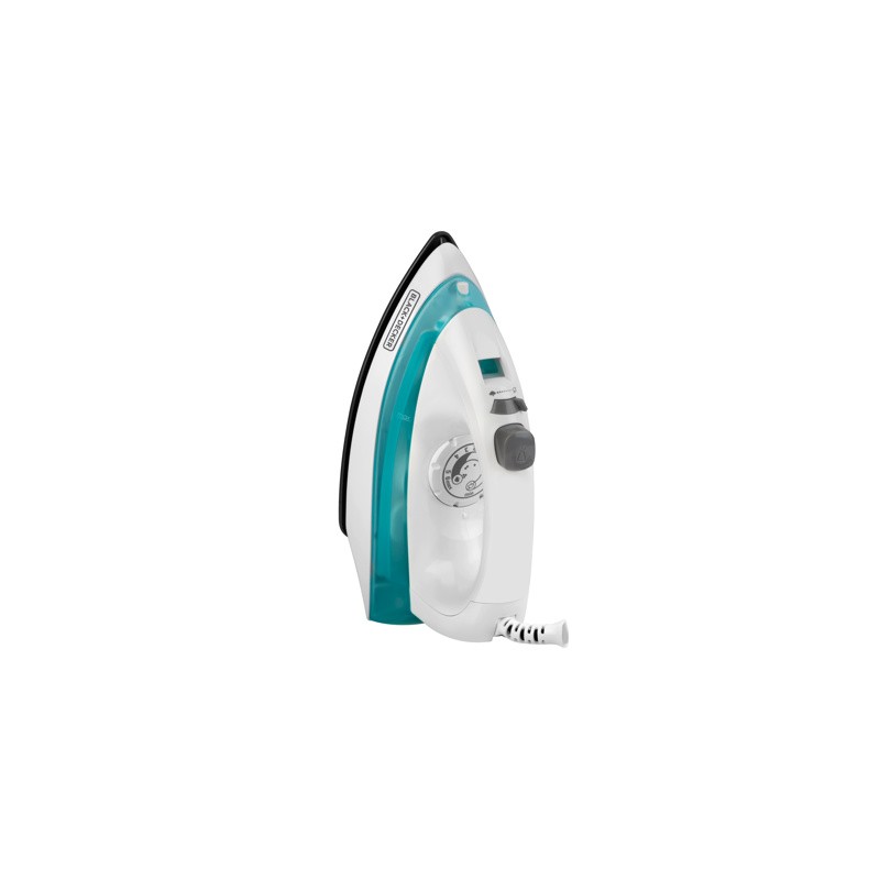 Black + Decker plancha de vapor antiadherente blanca IRBD100