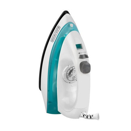Black + Decker plancha de vapor antiadherente blanca IRBD100