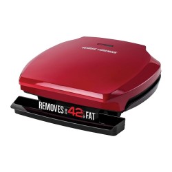 George foreman parrilla tipo grill 5 porciones roja GR350FRLA