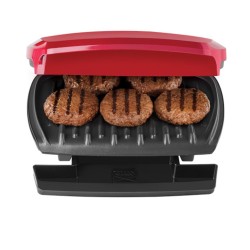 George foreman parrilla tipo grill 5 porciones roja GR350FRLA