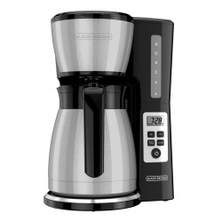 Black + Decker cafetera termica 12 tazas  CM2046SLA