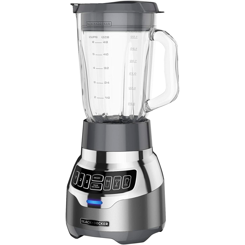 Black + Decker licuadora digital 900w silenciosa inox + vaso personal BL1300DGPLA