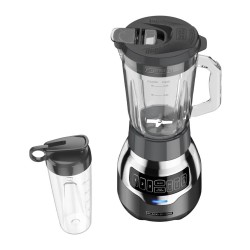 Black + Decker licuadora digital 900w silenciosa inox + vaso personal BL1300DGPLA