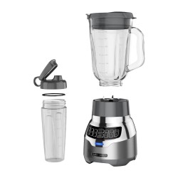 Black + Decker licuadora digital 900w silenciosa inox + vaso personal BL1300DGPLA